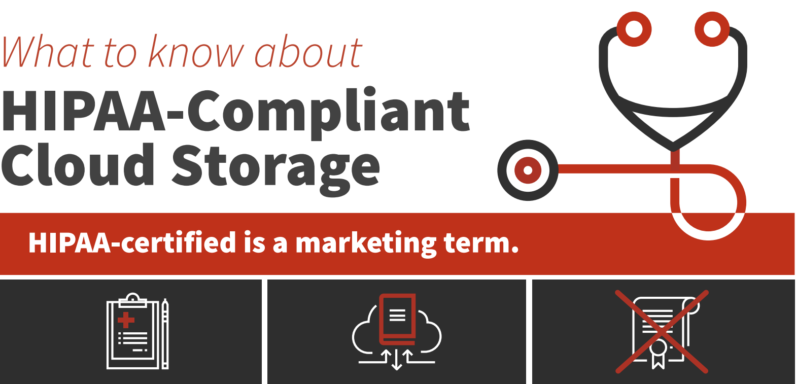 Infographic: Determine if Cloud Storage is HIPAA-Compliant
