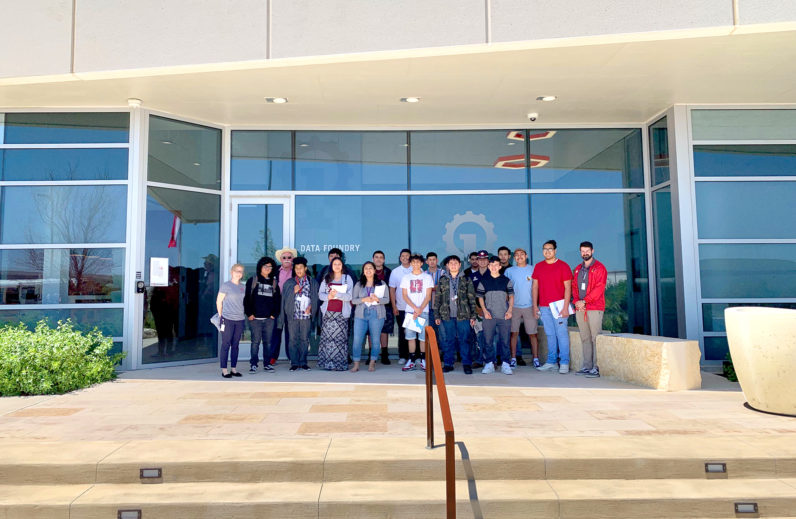 Del Valle High School IT Group Tours Data Foundry’s Austin Data Center Campus