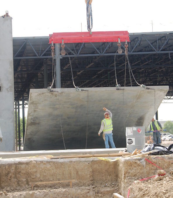 Reinforced Concrete Walls Go Up at Houston 2